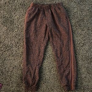 VS Pink Cheetah print joggers